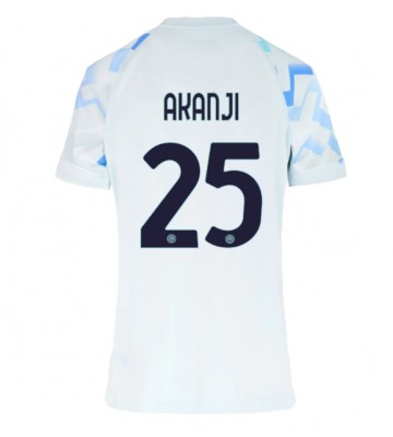 Inter Milan Manuel Akanji #25 Replika Udebanetrøje Dame 2025-26 Kortærmet